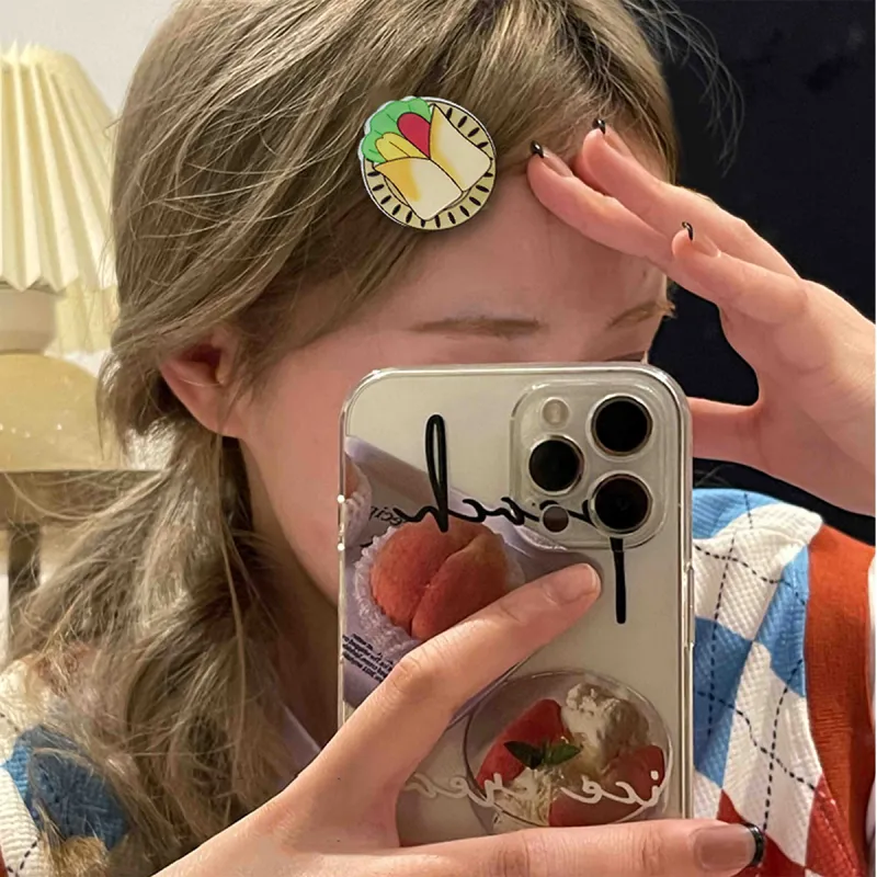 JIANYINGSHU Acrylic Hair Clips Unisex-12