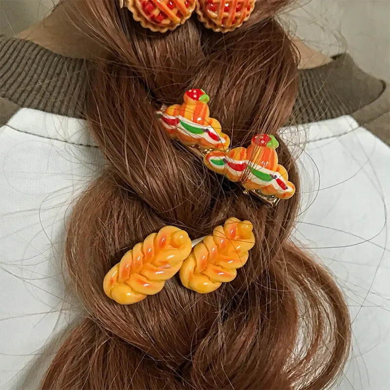 JIANYINGSHU Resin Hair Clips Unisex-2