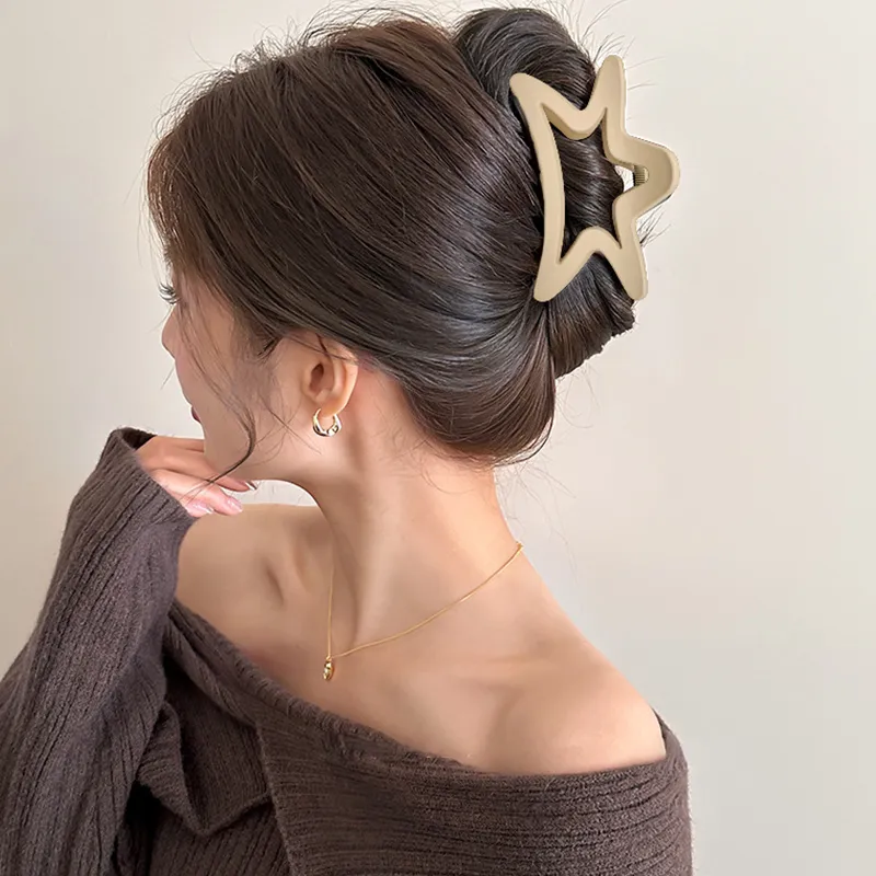 JIANYINGSHU Acrylic Hair Clips Unisex-4