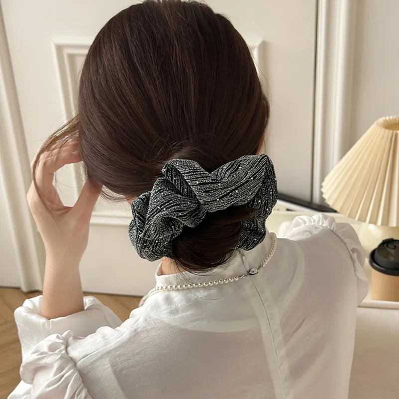 JIANYINGSHU 100% Cotton Hair Tie Unisex-9