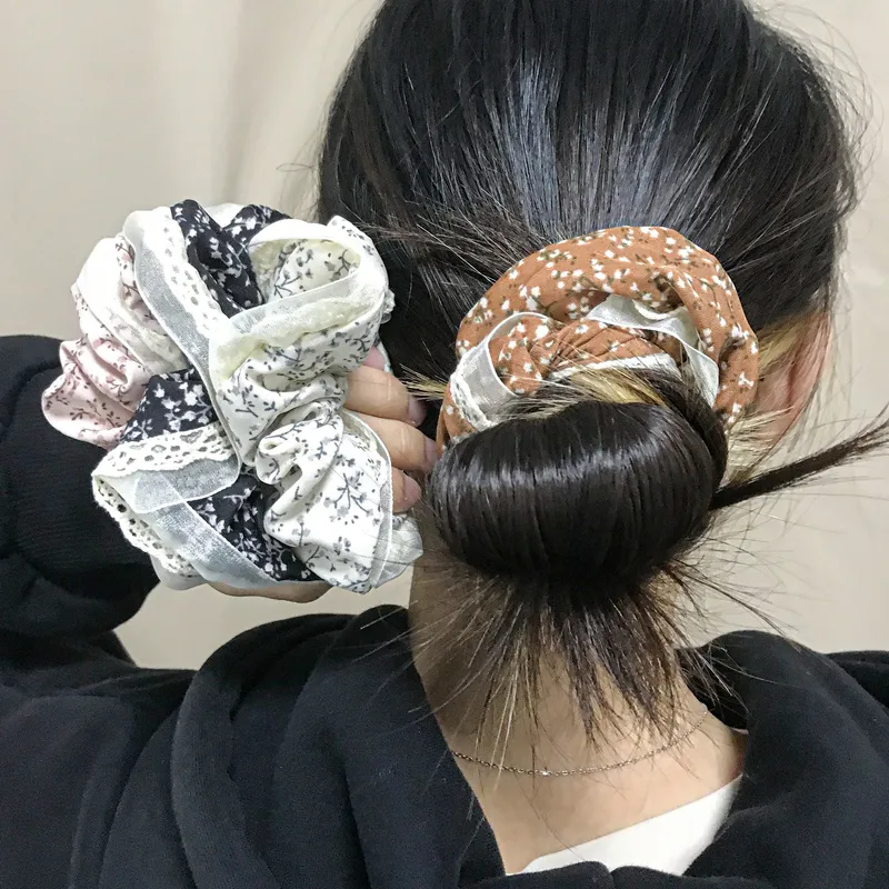 JIANYINGSHU Lace Hair Tie Unisex-5