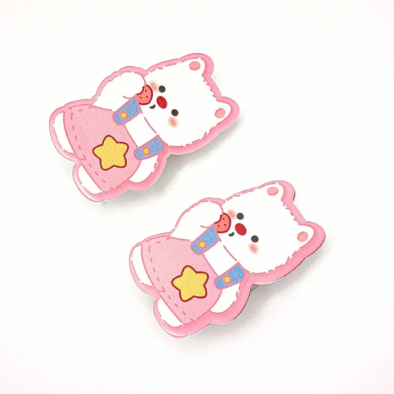 JIANYINGSHU Acrylic Hair Clips Unisex-4