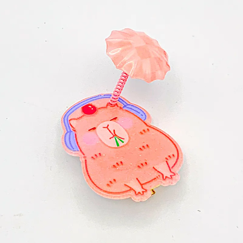 JIANYINGSHU Acrylic Hair Clips Unisex-7