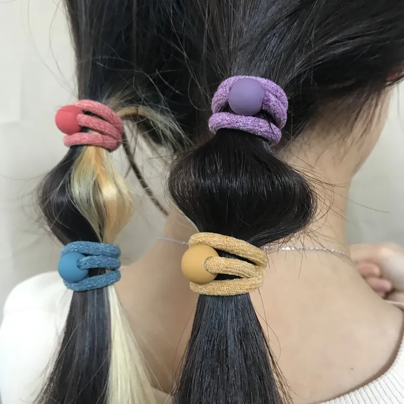 JIANYINGSHU Acrylic Hair Tie Unisex-3