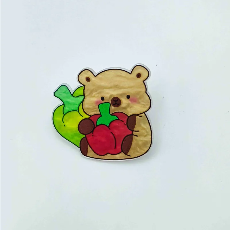 JIANYINGSHU Acrylic Hair Clips Unisex-13
