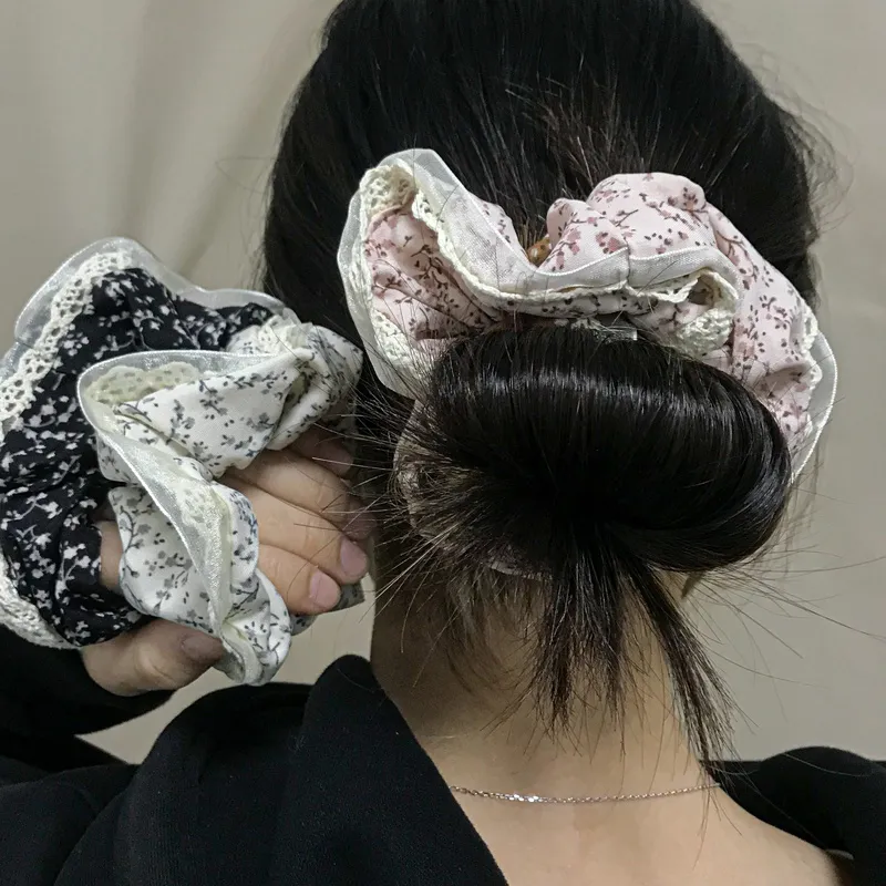 JIANYINGSHU Lace Hair Tie Unisex-4