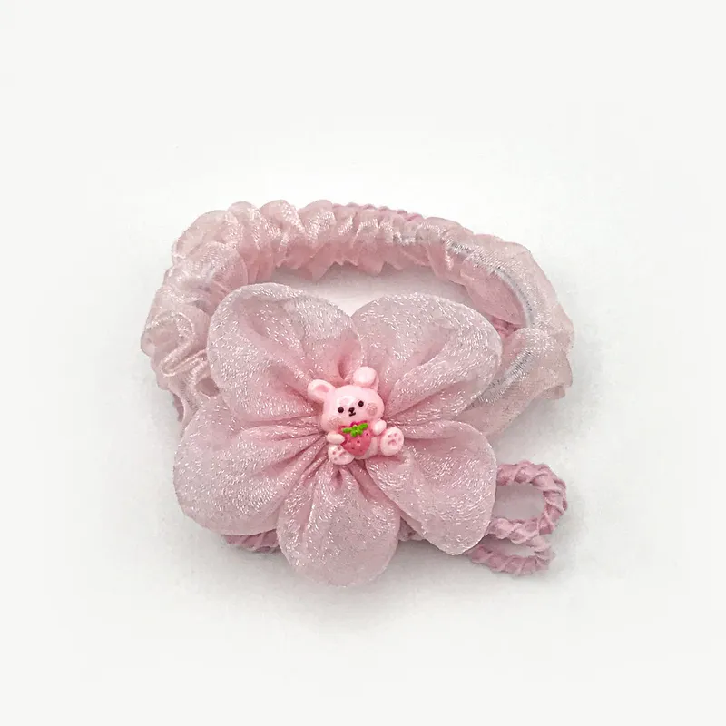 JIANYINGSHU Gauze Hair Tie Unisex-13