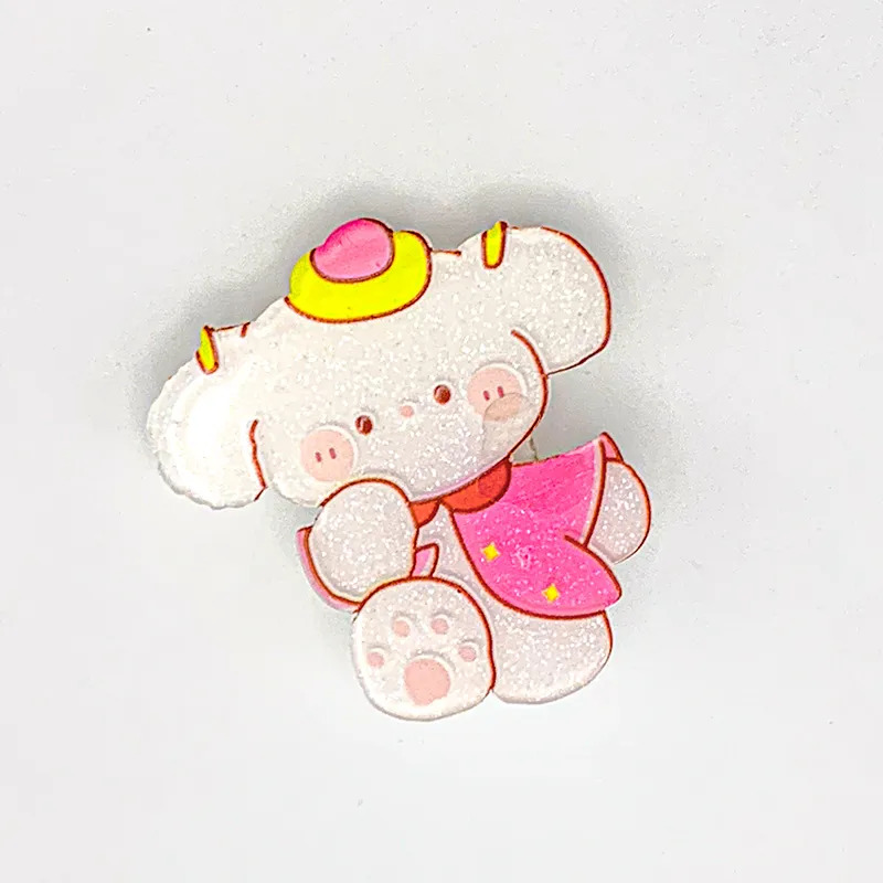 JIANYINGSHU Acrylic Hair Clips Unisex-1