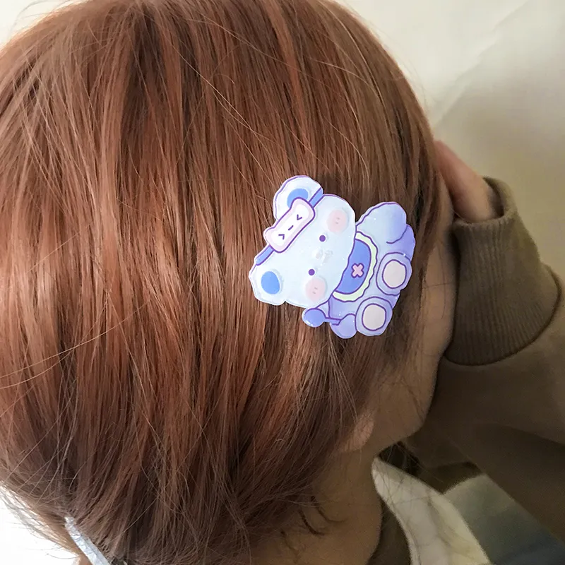 JIANYINGSHU Acrylic Hair Clips Unisex-8