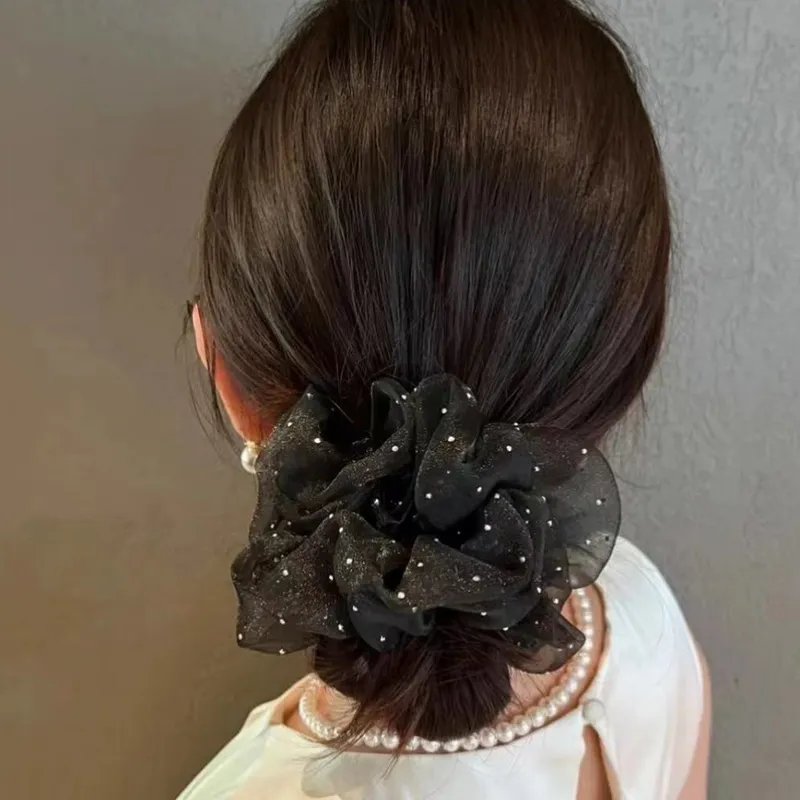 JIANYINGSHU Gauze Hair Clips Unisex-5