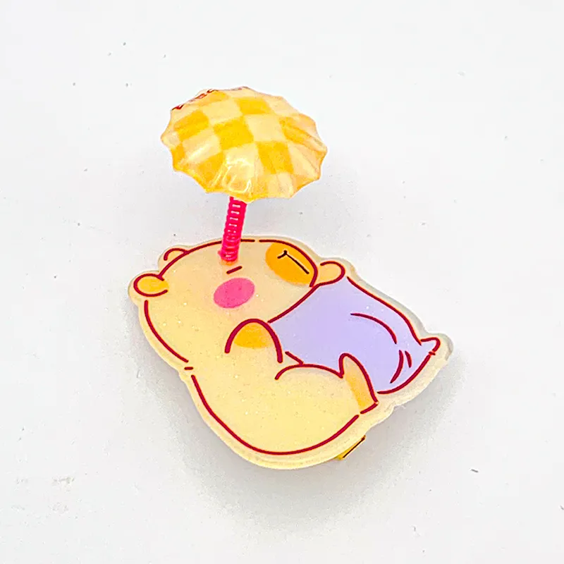 JIANYINGSHU Acrylic Hair Clips Unisex-11