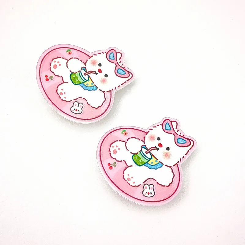 JIANYINGSHU Acrylic Hair Clips Unisex-3
