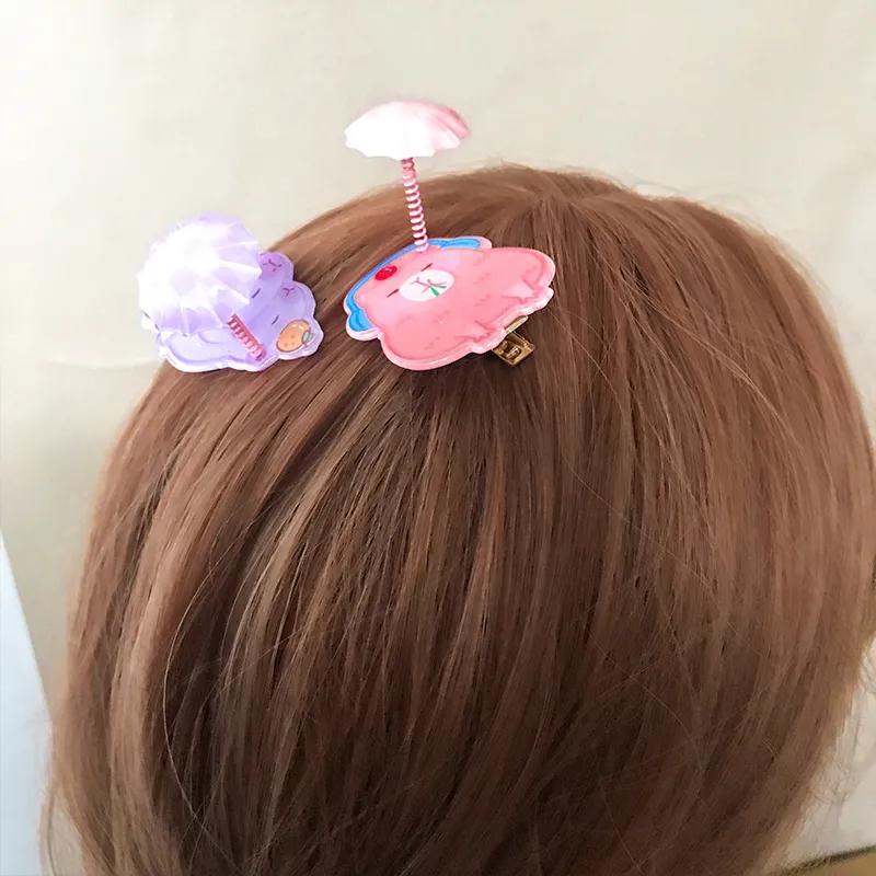 JIANYINGSHU Acrylic Hair Clips Unisex-4