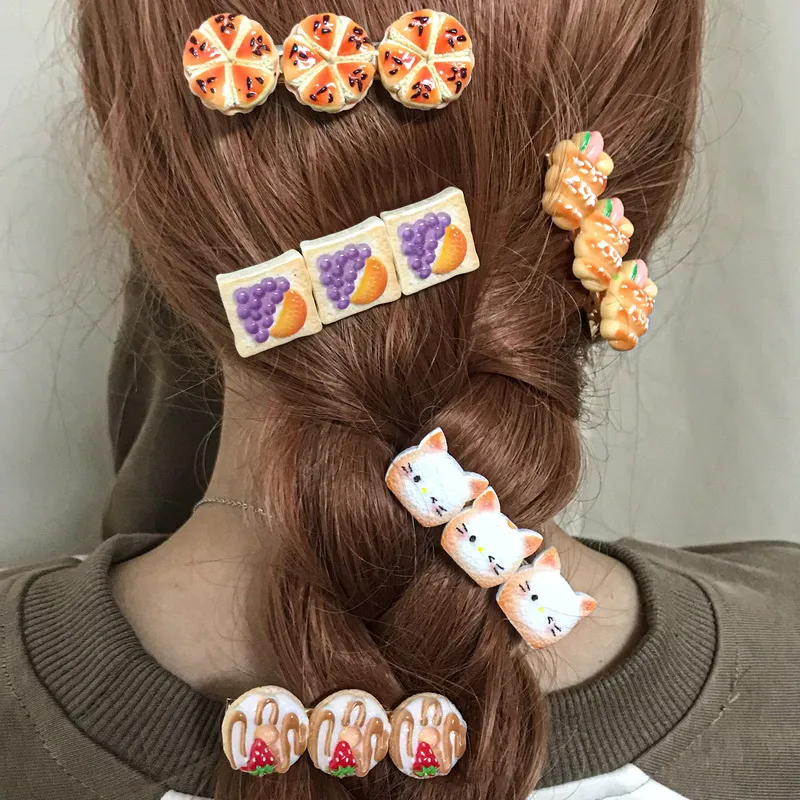 JIANYINGSHU Acrylic Hair Clips Unisex-13