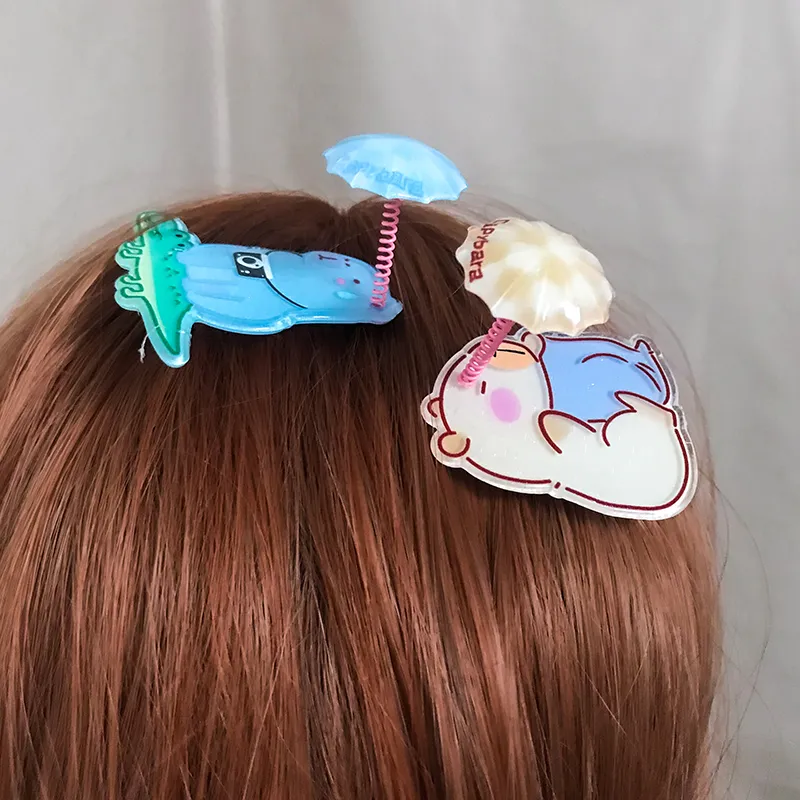 JIANYINGSHU Acrylic Hair Clips Unisex-3