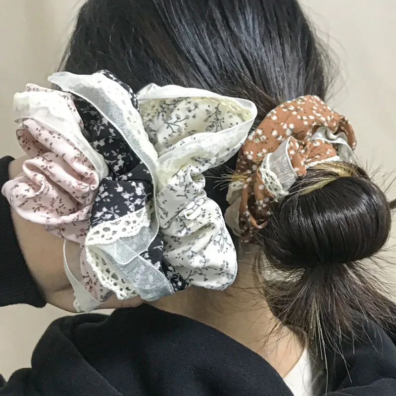 JIANYINGSHU Lace Hair Tie Unisex-8