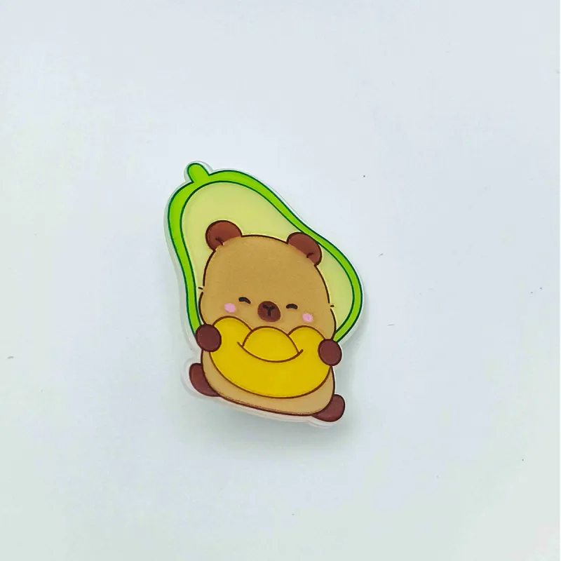 JIANYINGSHU Acrylic Hair Clips Unisex-3