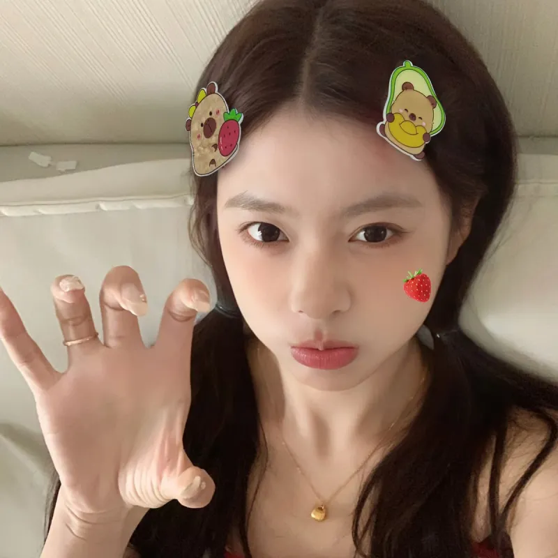 JIANYINGSHU Acrylic Hair Clips Unisex-14