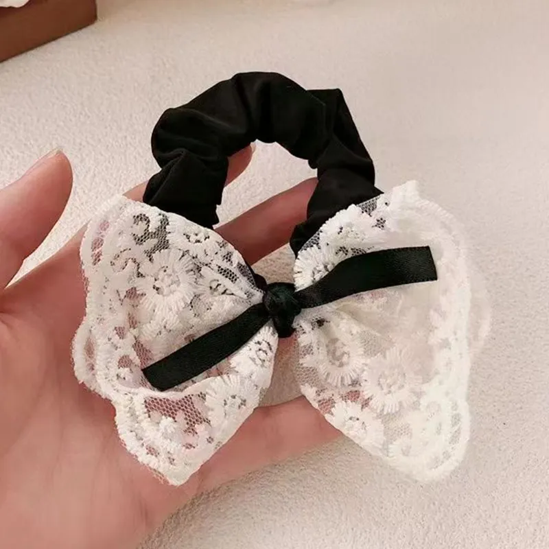 JIANYINGSHU Lace Hair Tie Unisex-2
