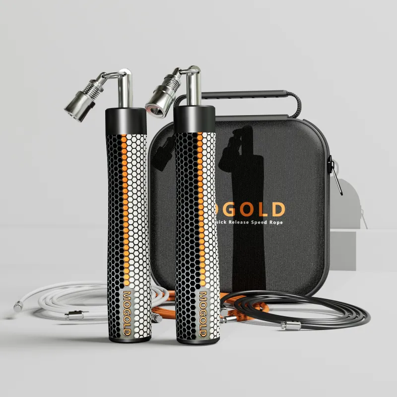 MOGOLD Sports & Fitness Non Countable Jump Ropes Adults Handle Material Aluminum Alloy+Rope Material Steel Wire 3m-6