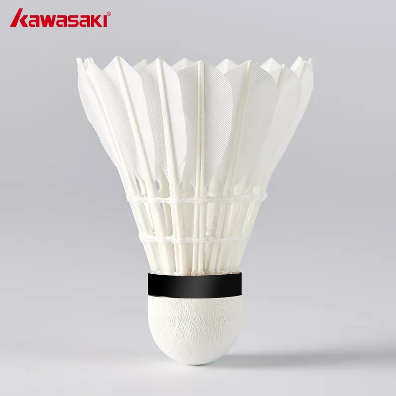 Kawasaki 10 Pack Goose Feather Single Side Goose Feather Shuttlecocks-4