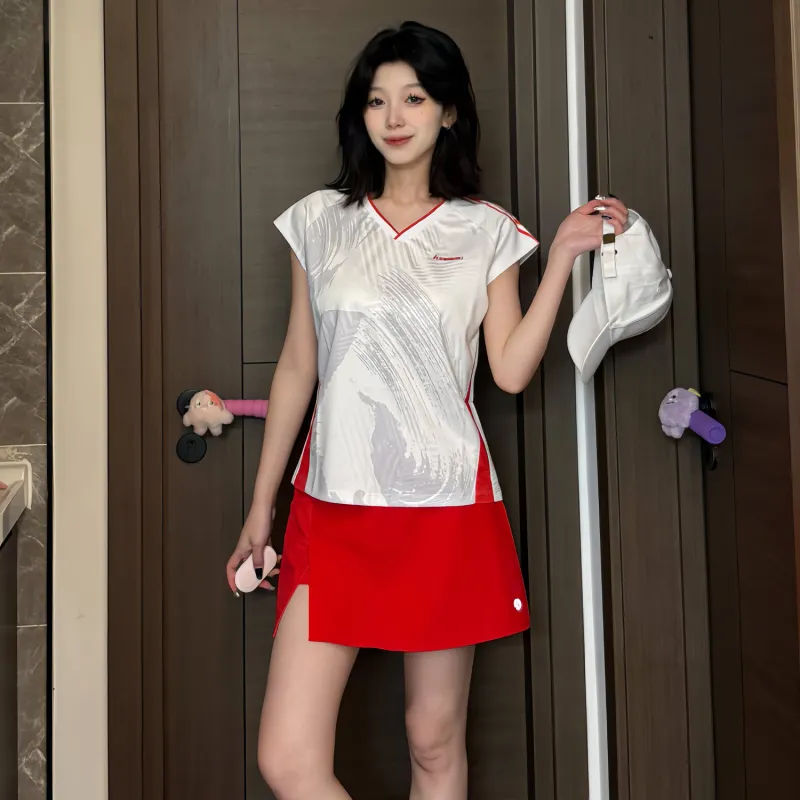 Kawasaki Small Waist Series Badminton Casual Suit Women's-7
