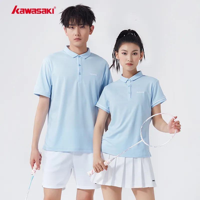 Kawasaki Polo Shirt Men's Ice Blue-6