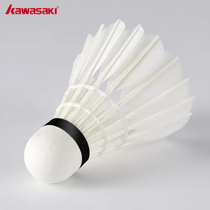 Kawasaki 10 Pack Goose Feather Single Side Goose Feather Shuttlecocks-7