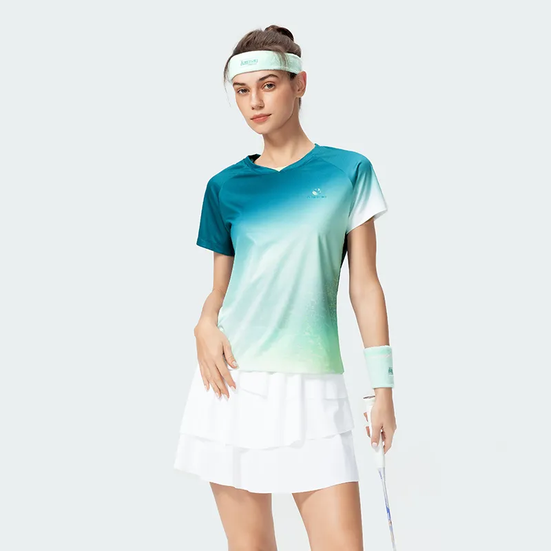 Kawasaki Contest Series Raglan Sleeve T Shirt Women's Pale Green-2