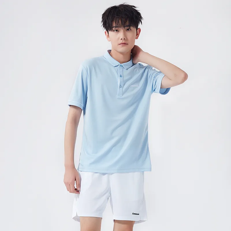 Kawasaki Polo Shirt Men's Ice Blue-4