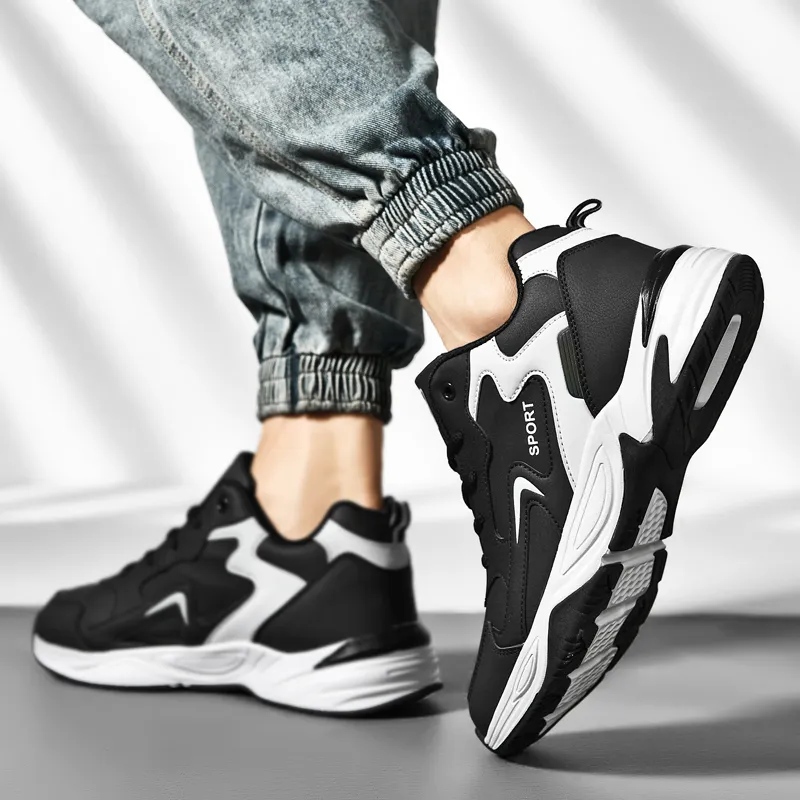 PROTECTCAMEL Running Shoes Unisex Low Top Black Gray-2