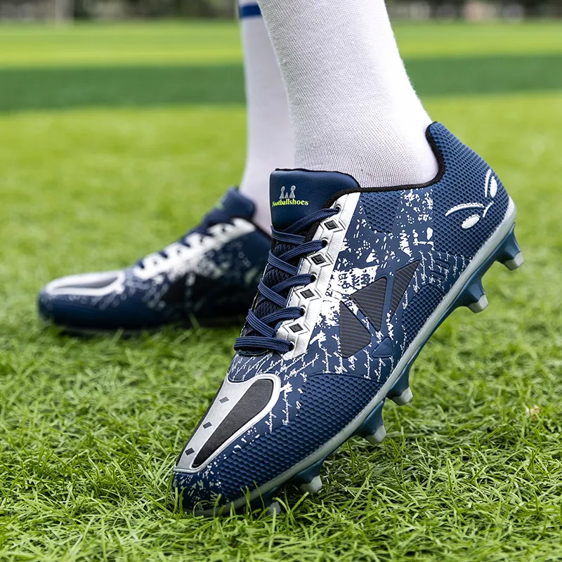 PROTECTCAMEL TF Rubber Broken Studs Artificial Ground Cushioning And Abrasion Resistant Coverage Soccer Shoes Unisex-14
