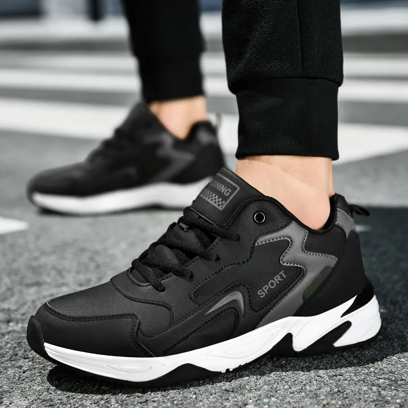 PROTECTCAMEL Running Shoes Unisex Low Top Black Gray-10
