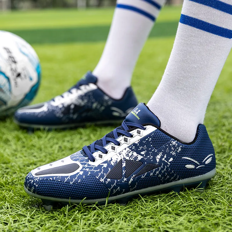 PROTECTCAMEL TF Rubber Broken Studs Artificial Ground Cushioning And Abrasion Resistant Coverage Soccer Shoes Unisex-13