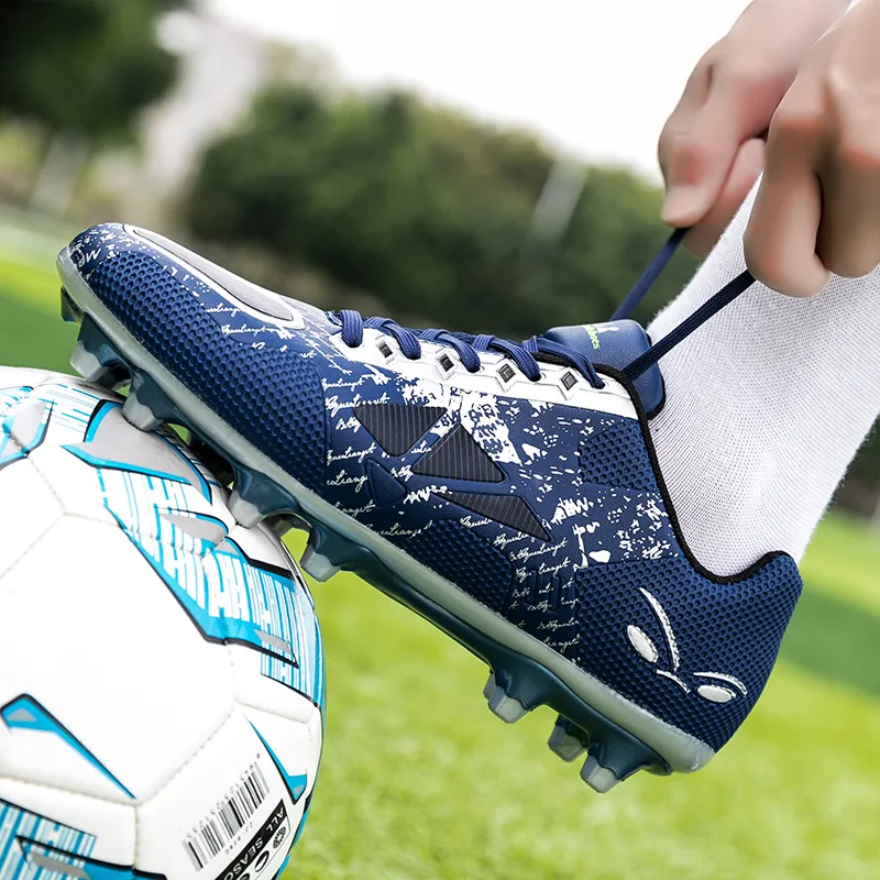 PROTECTCAMEL TF Rubber Broken Studs Artificial Ground Cushioning And Abrasion Resistant Coverage Soccer Shoes Unisex-11