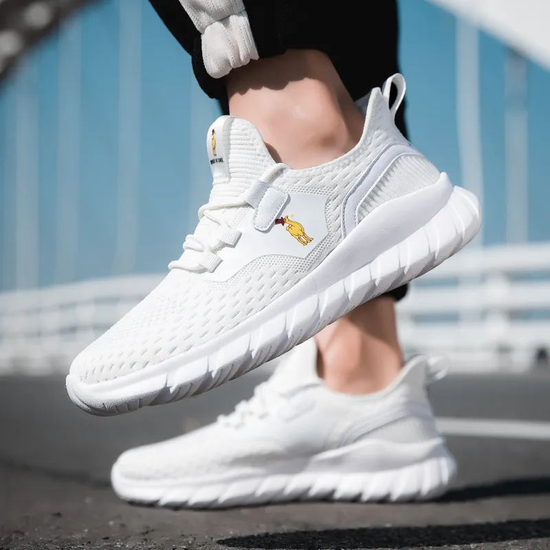 PROTECTCAMEL Shock Absorbers With Slip Resistant And Abrasion Resistant Properties Low Top Casual Shoes Unisex-6
