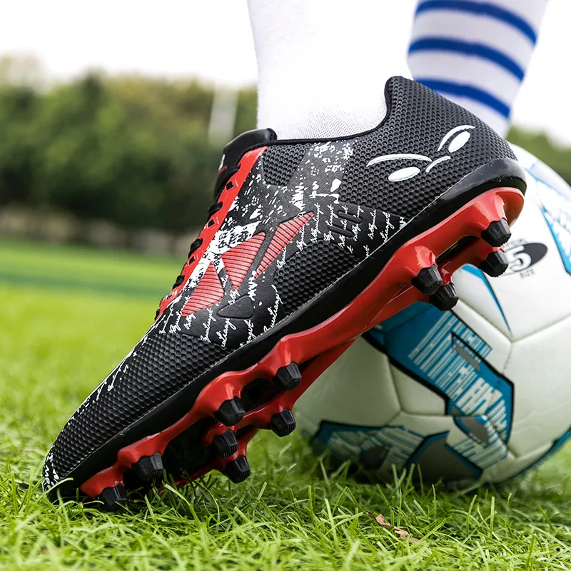 PROTECTCAMEL TF Rubber Broken Studs Artificial Ground Cushioning And Abrasion Resistant Coverage Soccer Shoes Unisex-8