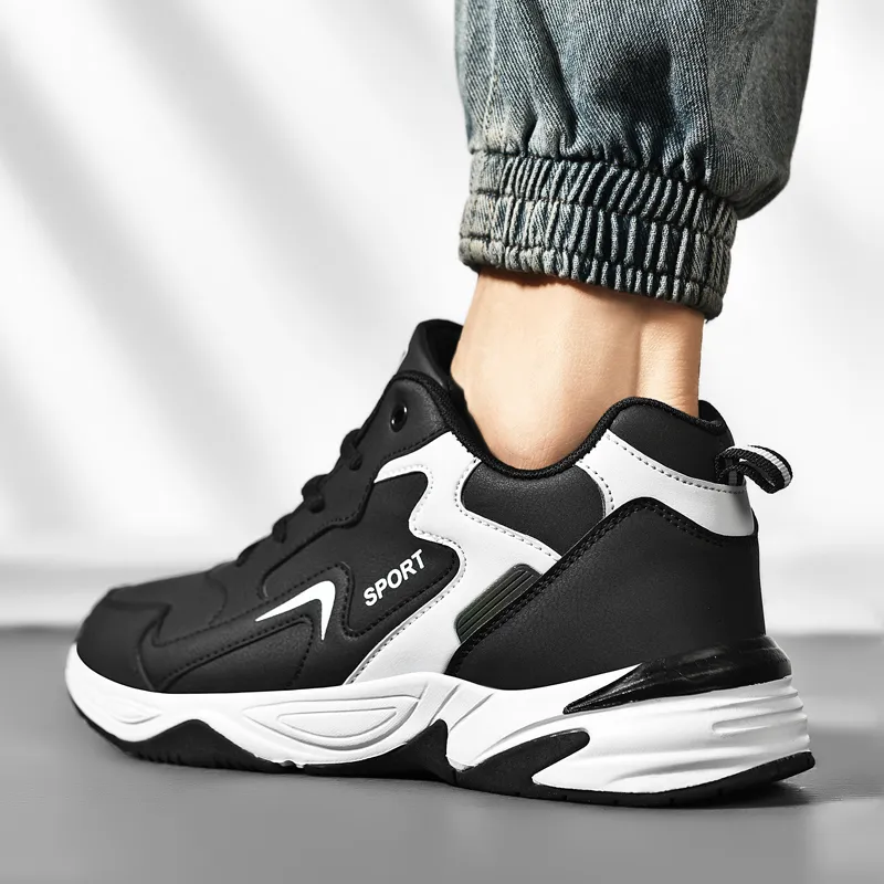 PROTECTCAMEL Running Shoes Unisex Low Top Black Gray-4