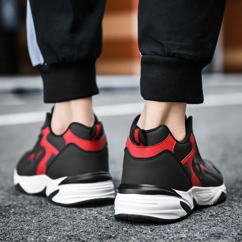 PROTECTCAMEL Running Shoes Unisex Low Top Black Gray-7