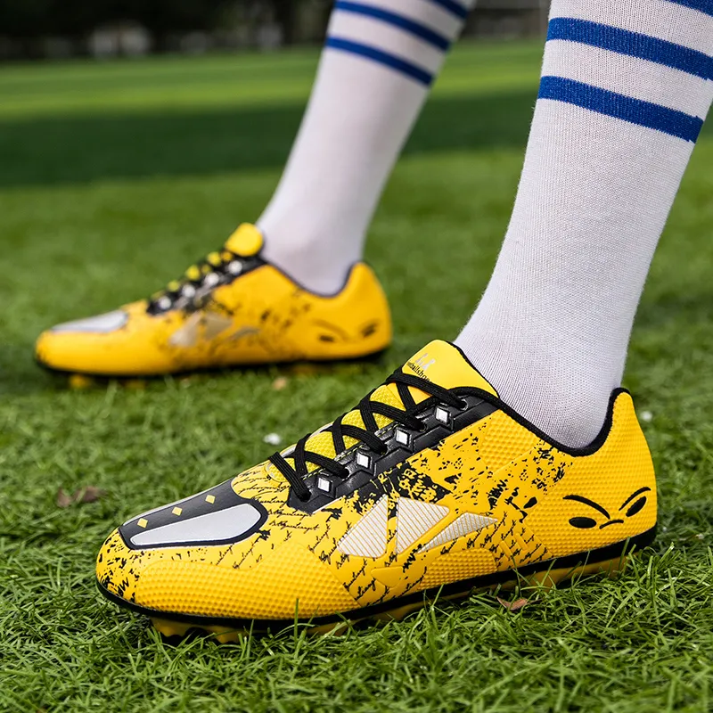 PROTECTCAMEL TF Rubber Broken Studs Artificial Ground Cushioning And Abrasion Resistant Coverage Soccer Shoes Unisex-3