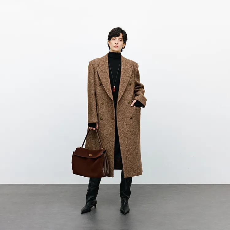 MOSIIMORII Coat Women's Pinecone Brown-2