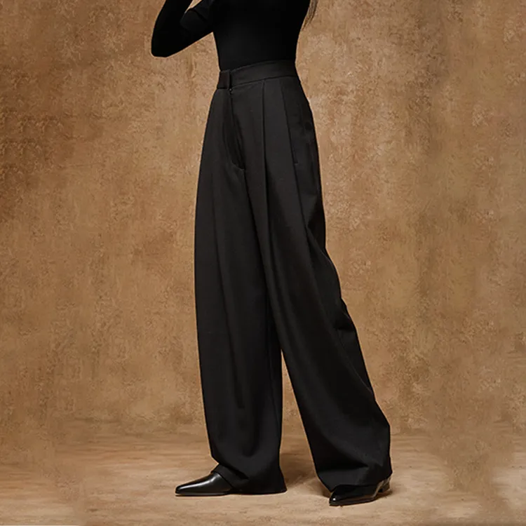 MOSIIMORII Casual Pants Women's Black-2