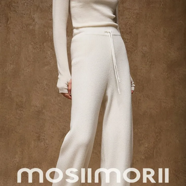 MOSIIMORII Casual Pants Women's Beige-3