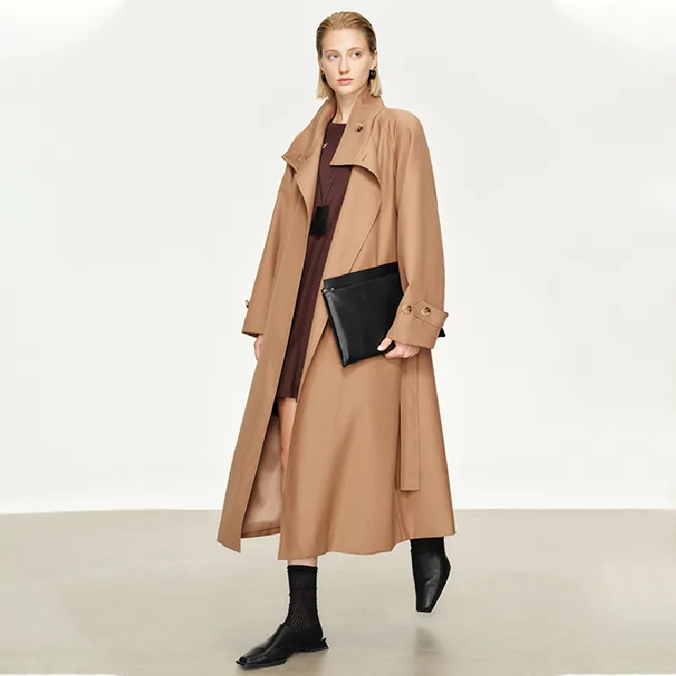 MOSIIMORII Trench Coats Women's-4