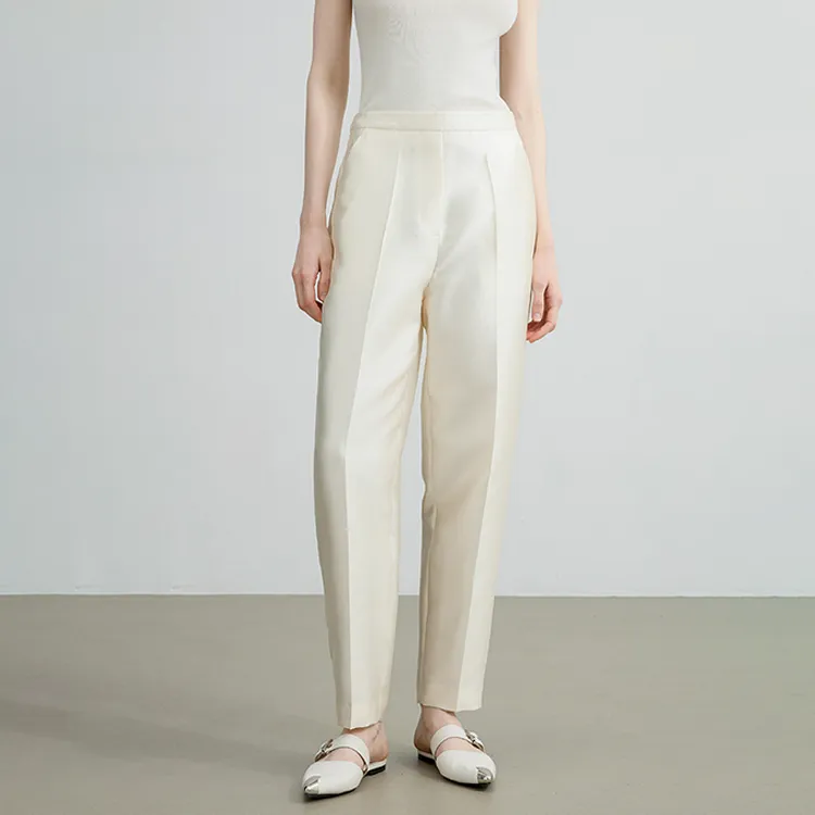 MOSIIMORII Casual Pants Women's White-2