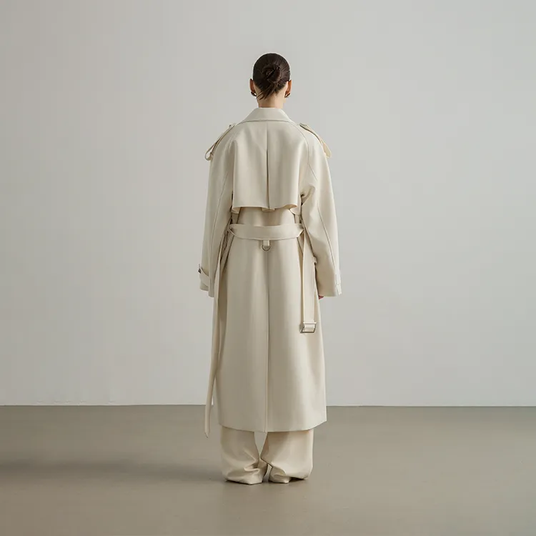 MOSIIMORII Trench Coats Women's-1