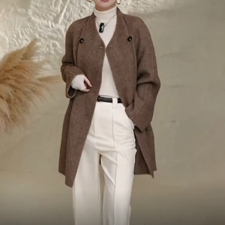 MOSIIMORII Coats Women's Suddenly Coffee-3
