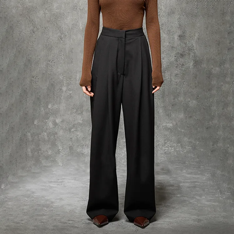 MOSIIMORII Casual Pants Women's Black-4