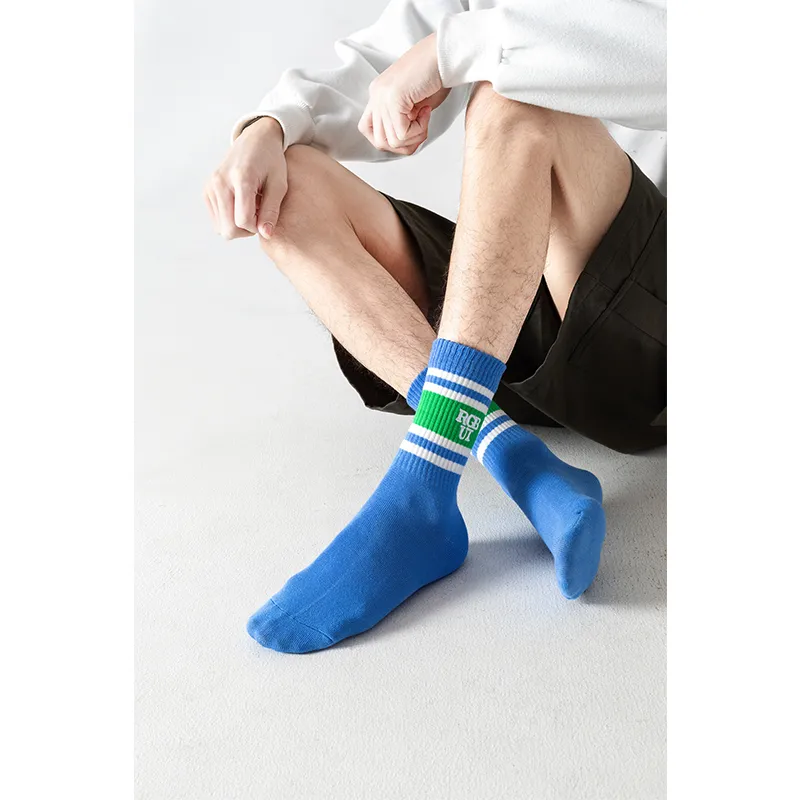 Caramella Mid-Calf Socks Men's Shopping Bag Combo Set-1