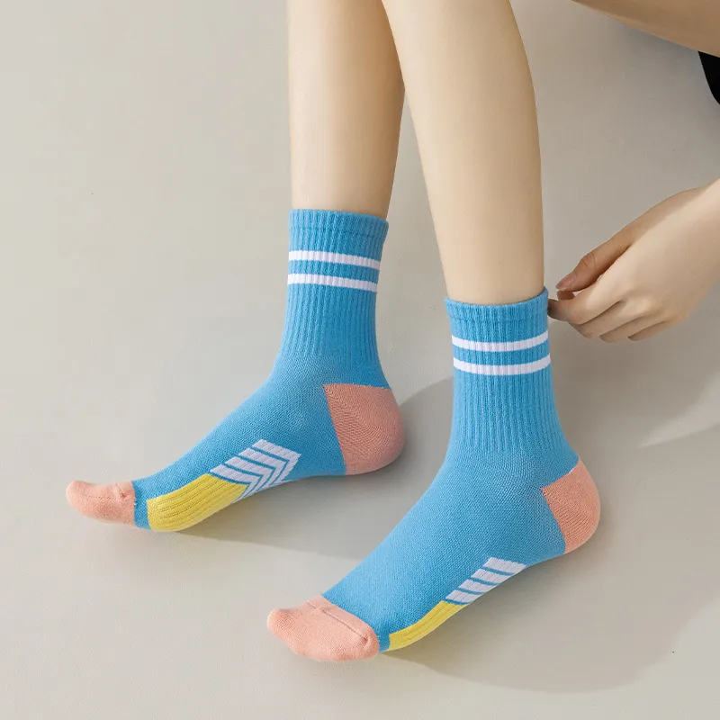 Caramella Mid Calf Socks Women's Combo Set-7